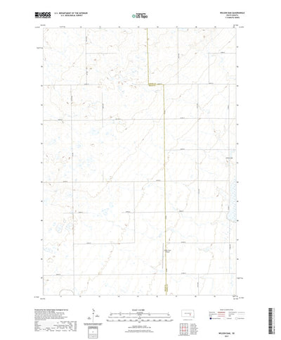 United States Geological Survey Wilson Dam, SD (2021, 24000-Scale) digital map