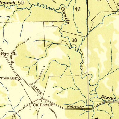 United States Geological Survey Wilson, LA-MS (1945, 31680-Scale) digital map