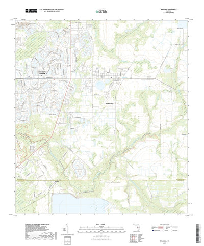 United States Geological Survey Wimauma, FL (2021, 24000-Scale) digital map