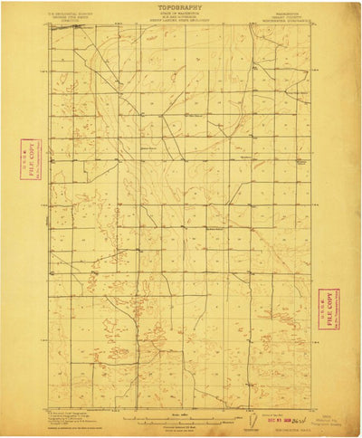 United States Geological Survey Winchester, WA (1910, 62500-Scale) digital map