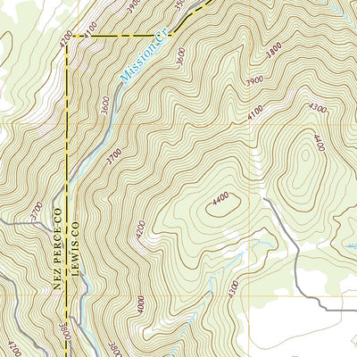 United States Geological Survey Winchester West, ID (2020, 24000-Scale) digital map