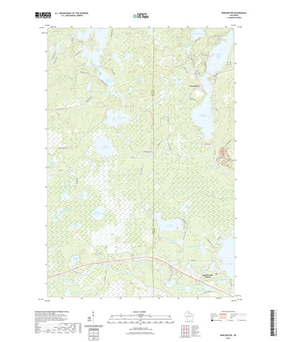 United States Geological Survey Winchester, WI (2022, 24000-Scale) digital map