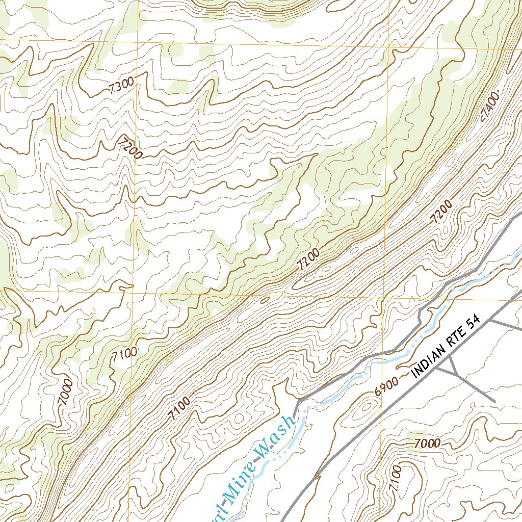 Window Rock, AZ (2021, 24000-Scale) Map by United States Geological ...