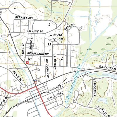 United States Geological Survey Winfield, AL (2020, 24000-Scale) digital map