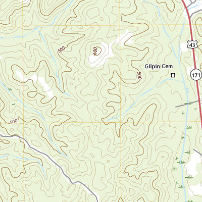 United States Geological Survey Winfield SE, AL (2020, 24000-Scale) digital map