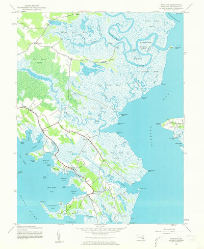 United States Geological Survey Wingate, MD (1942, 24000-Scale) digital map