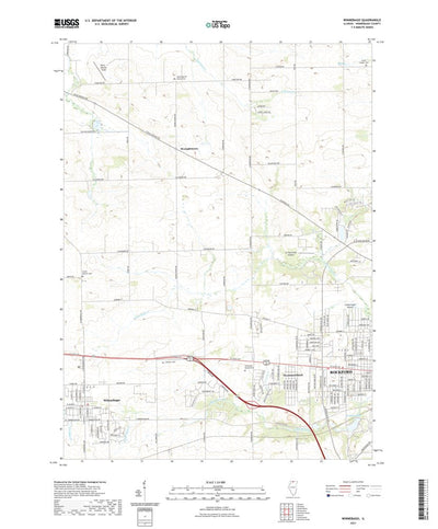 United States Geological Survey Winnebago, IL (2021, 24000-Scale) digital map