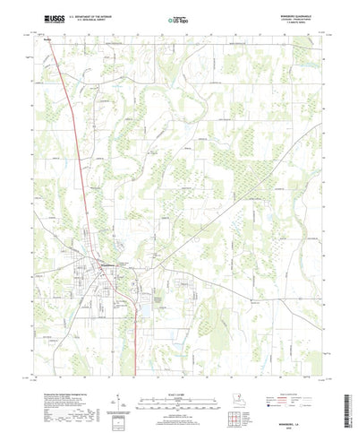 United States Geological Survey Winnsboro, LA (2020, 24000-Scale) digital map