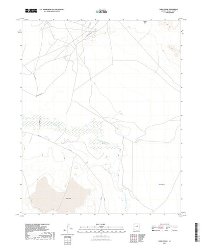 United States Geological Survey Winslow NW, AZ (2021, 24000-Scale) digital map