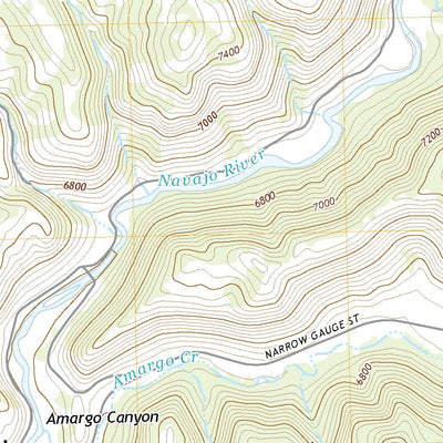 United States Geological Survey Wirt Canyon, NM (2020, 24000-Scale) digital map
