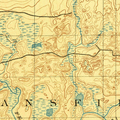 United States Geological Survey Witch Lake, MI (1899, 62500-Scale) digital map