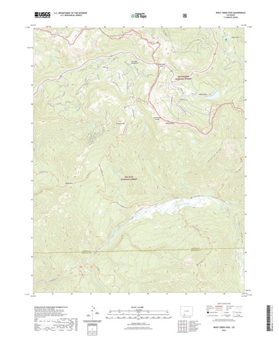 United States Geological Survey Wolf Creek Pass, CO (2022, 24000-Scale) digital map