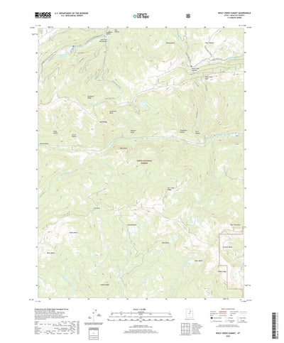 United States Geological Survey Wolf Creek Summit, UT (2020, 24000-Scale) digital map