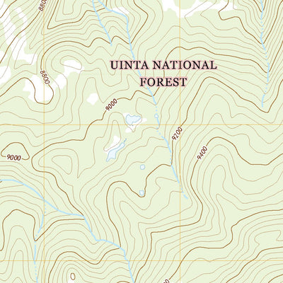 United States Geological Survey Wolf Creek Summit, UT (2020, 24000-Scale) digital map