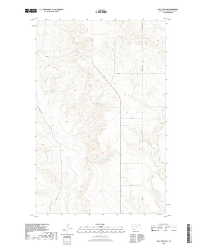 United States Geological Survey Wolf Point NW, MT (2020, 24000-Scale) digital map