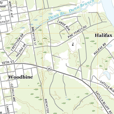 United States Geological Survey Woodbine, GA (2020, 24000-Scale) digital map