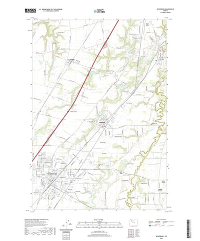 United States Geological Survey Woodburn, OR (2020, 24000-Scale) digital map