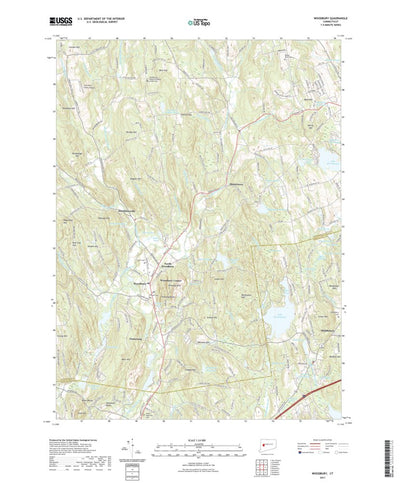 United States Geological Survey Woodbury, CT (2021, 24000-Scale) digital map