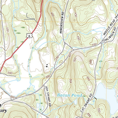 United States Geological Survey Woodbury, CT (2021, 24000-Scale) digital map
