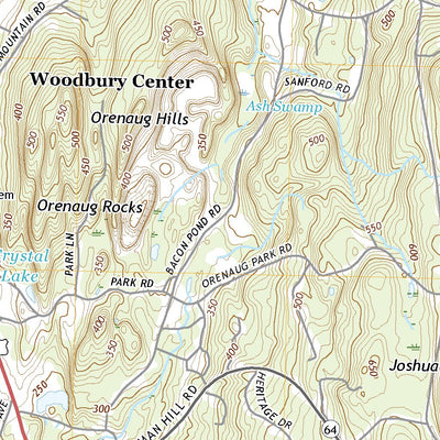 United States Geological Survey Woodbury, CT (2021, 24000-Scale) digital map