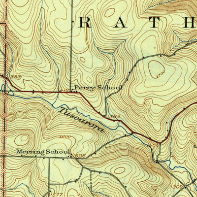 United States Geological Survey Woodhull, NY-PA (1926, 62500-Scale) digital map