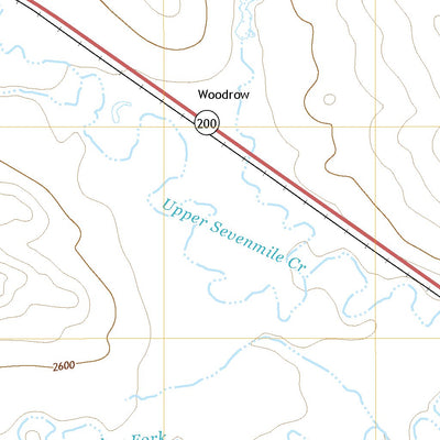 United States Geological Survey Woodrow, MT (2020, 24000-Scale) digital map
