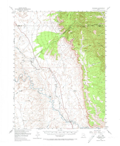 United States Geological Survey Woodside, UT (1949, 62500-Scale) digital map