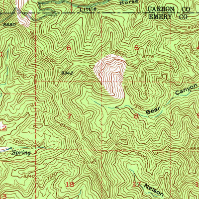 United States Geological Survey Woodside, UT (1949, 62500-Scale) digital map