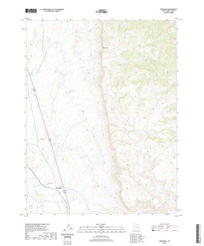 United States Geological Survey Woodside, UT (2020, 24000-Scale) digital map