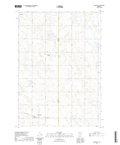 United States Geological Survey Woodstock, MN (2022, 24000-Scale) digital map