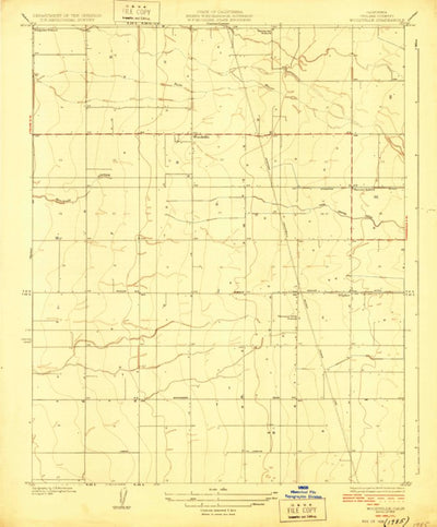 United States Geological Survey Woodville, CA (1928, 31680-Scale) digital map