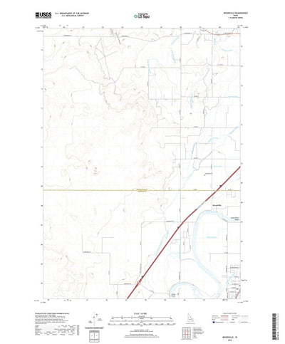 United States Geological Survey Woodville, ID (2020, 24000-Scale) digital map