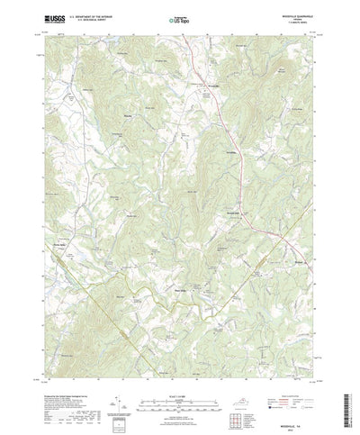 United States Geological Survey Woodville, VA (2022, 24000-Scale) digital map