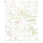 United States Geological Survey Woodward NE, OK (2022, 24000-Scale) digital map
