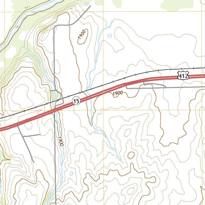United States Geological Survey Woodward NE, OK (2022, 24000-Scale) digital map