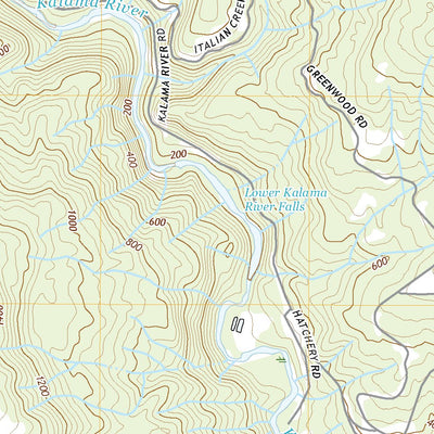 United States Geological Survey Woolford Creek, WA (2020, 24000-Scale) digital map