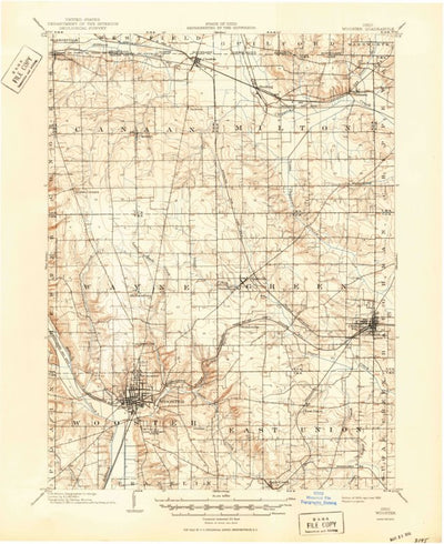 United States Geological Survey Wooster, OH (1903, 62500-Scale) digital map