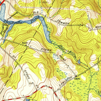 United States Geological Survey Worcester South, MA (1948, 31680-Scale) digital map