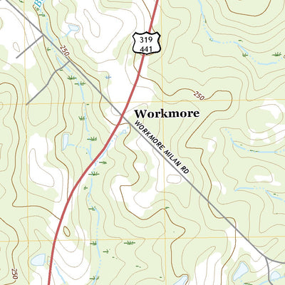 United States Geological Survey Workmore, GA (2020, 24000-Scale) digital map