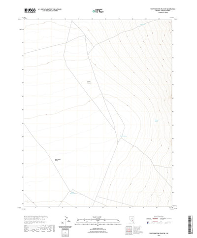 United States Geological Survey Worthington Peak SW, NV (2021, 24000-Scale) digital map