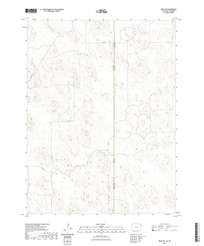 United States Geological Survey Wray NE, CO (2022, 24000-Scale) digital map