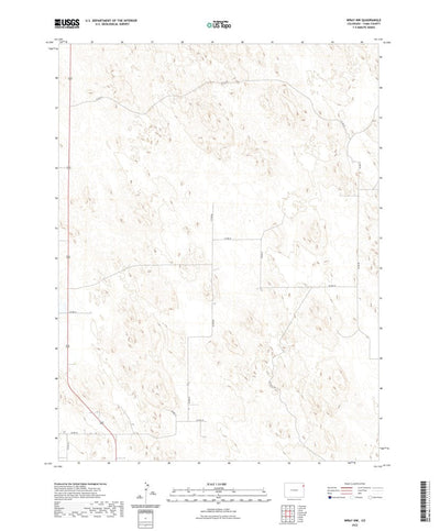 United States Geological Survey Wray NW, CO (2022, 24000-Scale) digital map