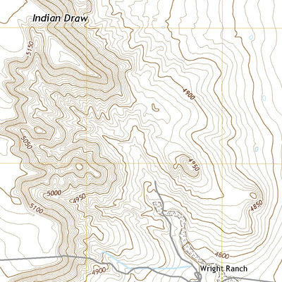 United States Geological Survey Wright Ranch, NM (2020, 24000-Scale) digital map