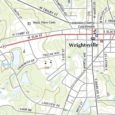 United States Geological Survey Wrightsville, GA (2020, 24000-Scale) digital map
