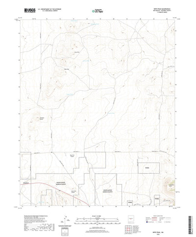 United States Geological Survey Wrye Peak, NM (2020, 24000-Scale) digital map