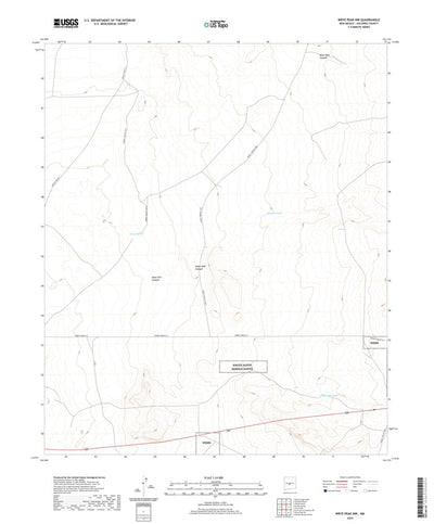 United States Geological Survey Wrye Peak NW, NM (2020, 24000-Scale) digital map