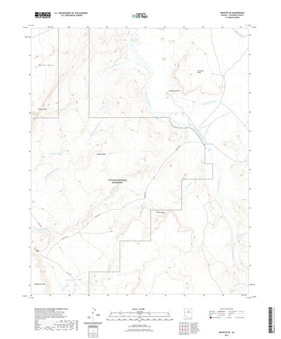 United States Geological Survey Wupatki SE, AZ (2021, 24000-Scale) digital map