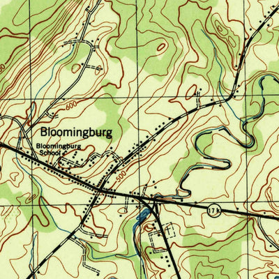 United States Geological Survey Wurtsboro, NY (1943, 31680-Scale) digital map