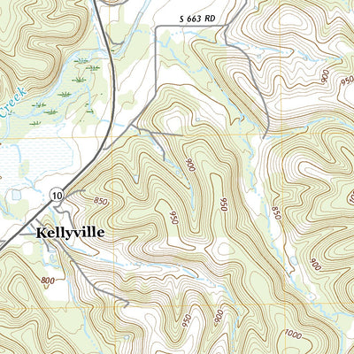 United States Geological Survey Wyandotte, OK (2022, 24000-Scale) digital map