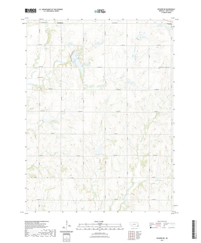 United States Geological Survey Wymore NE, NE (2021, 24000-Scale) digital map